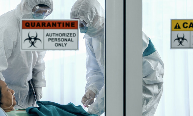 image: Slik behandles alvorlige syke av coronavirus på sykehus